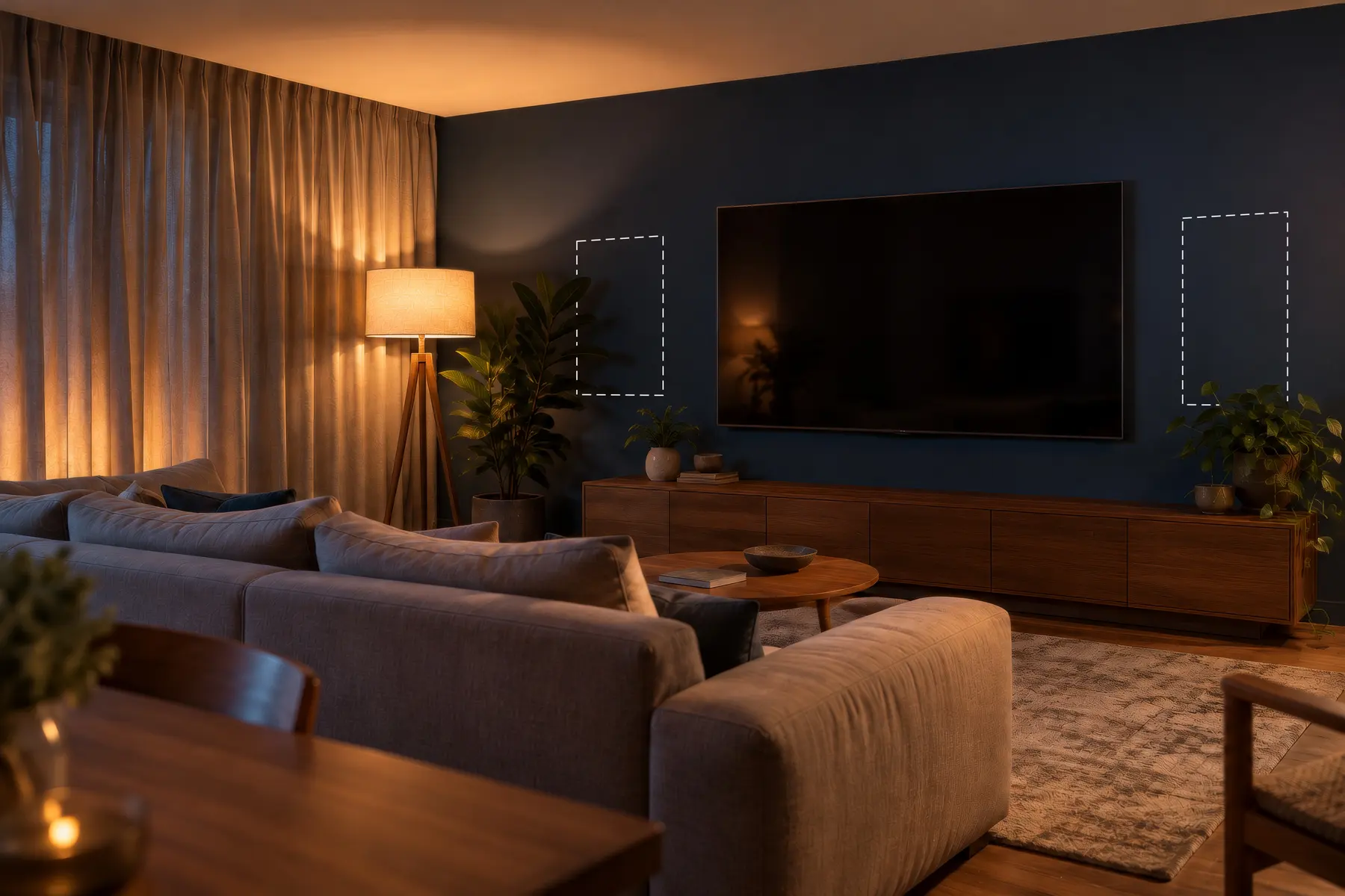Sonance unsichtbare Lautsprecher - Wohnraumkino