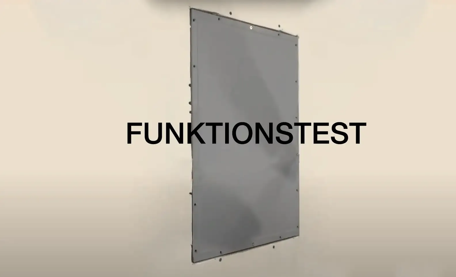Führen Sie einen Funktionstest über den vollen Frequenzbereich durch.